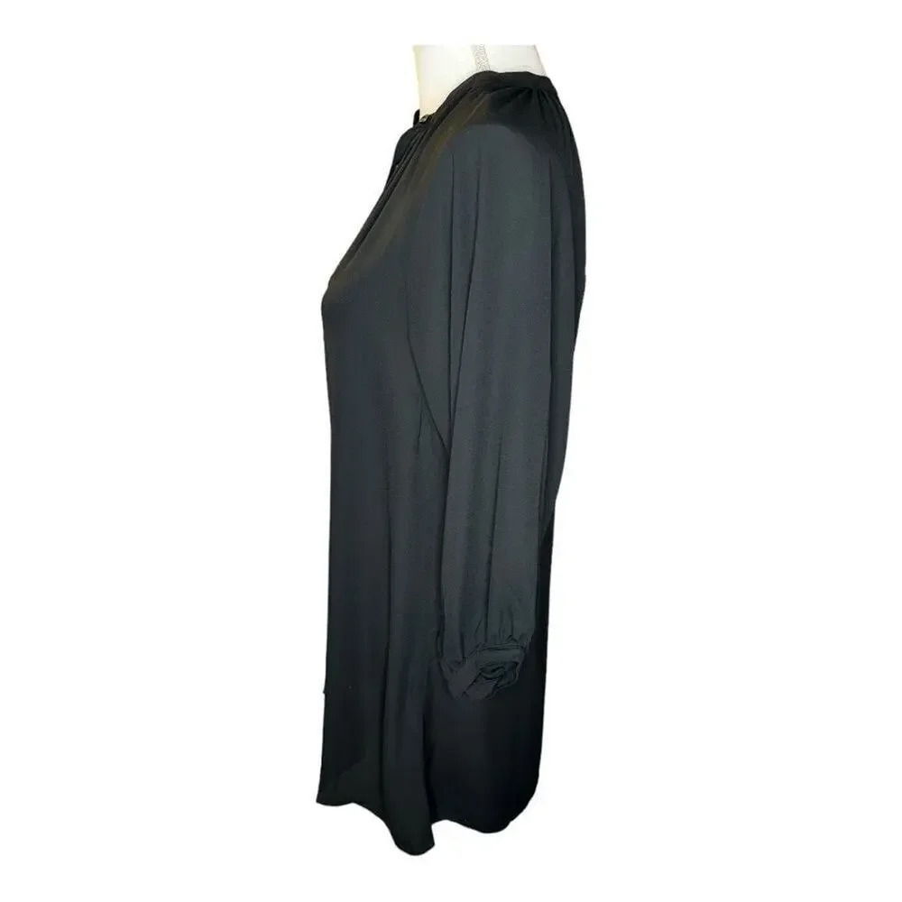RACHEL Rachel Roy Women’s XS Black‎ 3/4 Sleeve Shirt Dress - Picture 3 of 8